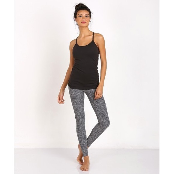 Beyond Yoga Pants Womens Small Gray Space Dye 7/8 Leggings Gym Yoga Mid Rise - Picture 8 of 8